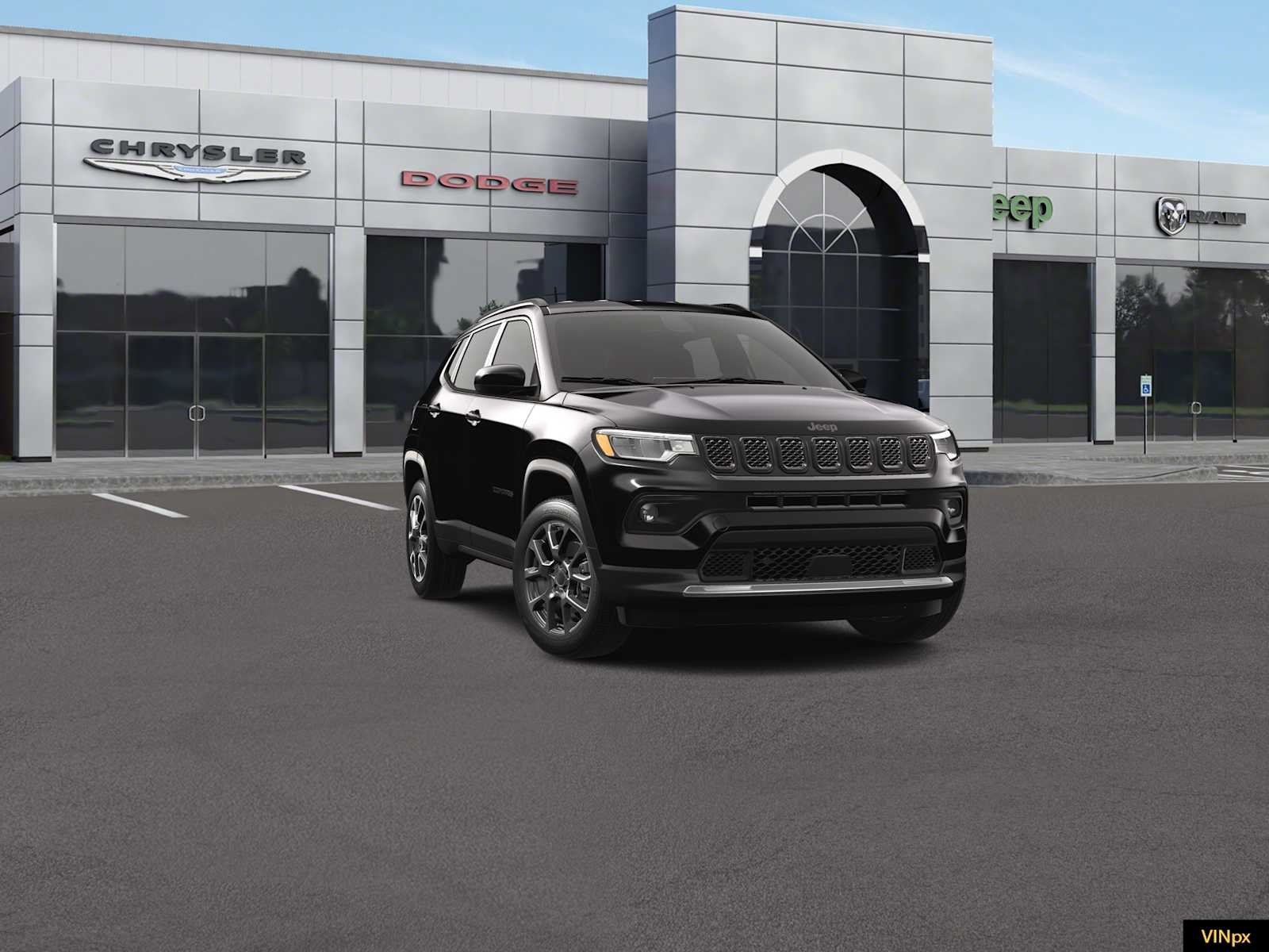 New 2026 Diamond Black Crystal Pearl-Coat Exterior Paint Jeep Latitude image 16