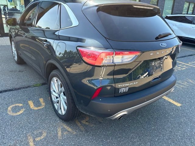Used 2022 Blue Metallic Ford Titanium Hybrid image 7
