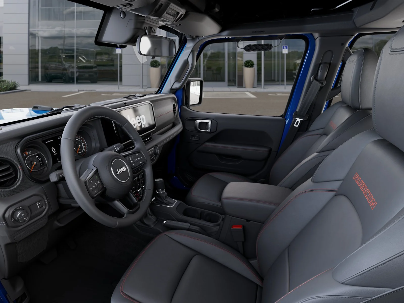 New 2026 Hydro Blue Pearl-Coat Exterior Paint Jeep Rubicon image 52