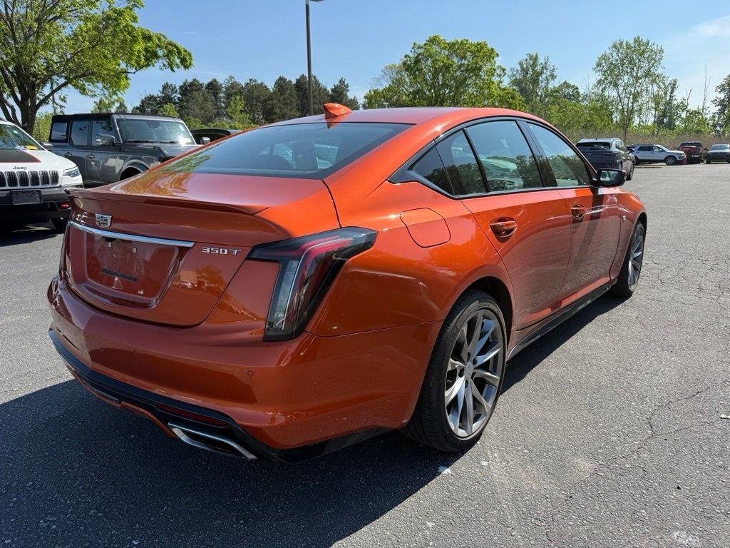 Used 2023 Blaze Orange Metallic Cadillac Sport image 10