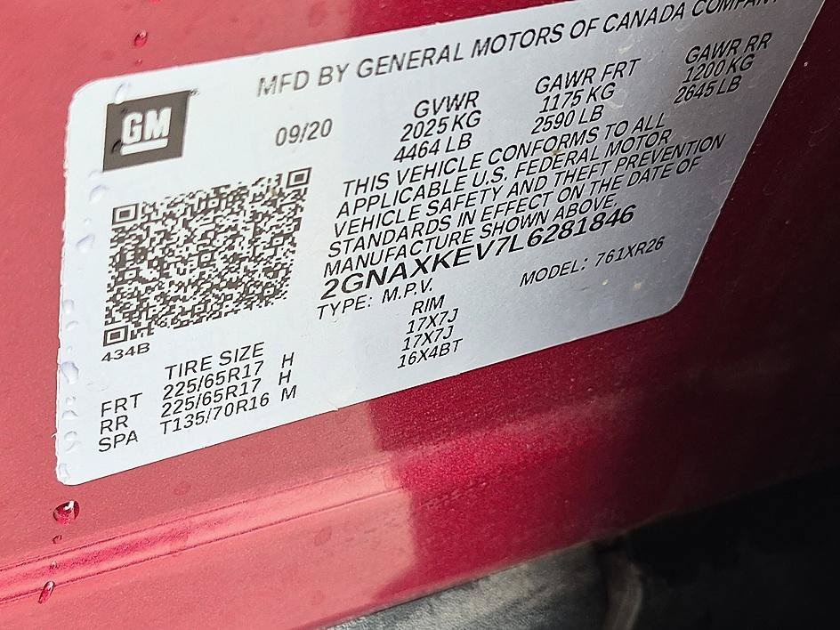 Used 2020 Cajun Red Tintcoat Chevrolet LT image 35