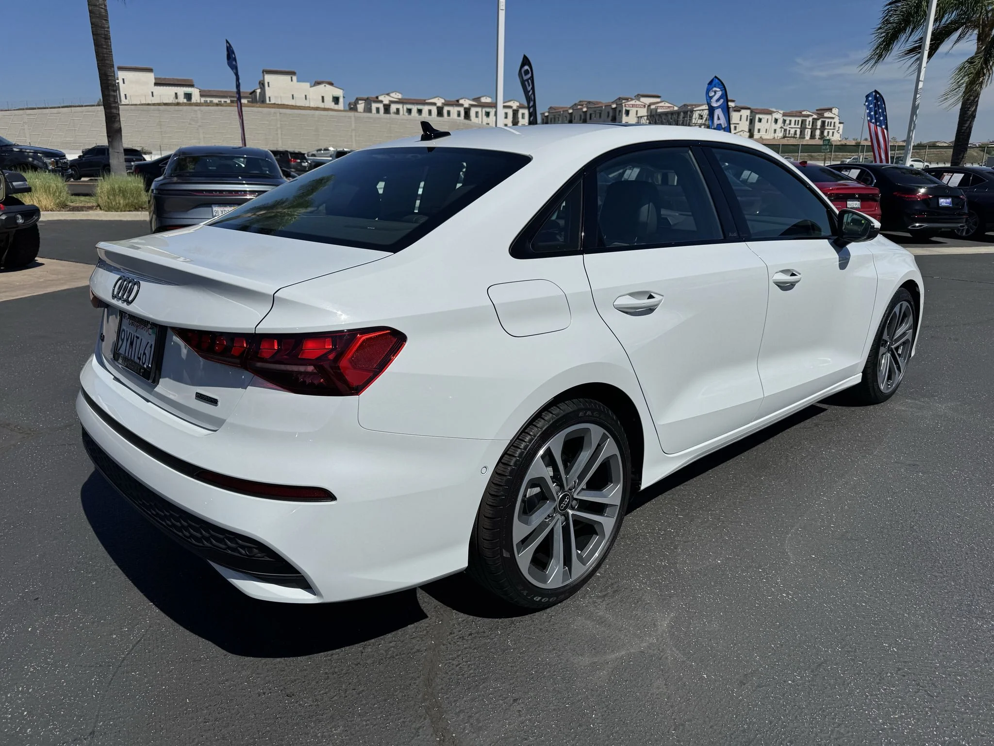 Used 2026 Glacier White Metallic Audi Premium Plus image 8