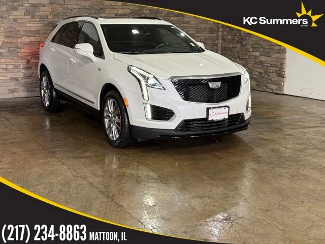 Used 2022 Crystal White Cadillac Sport image 1