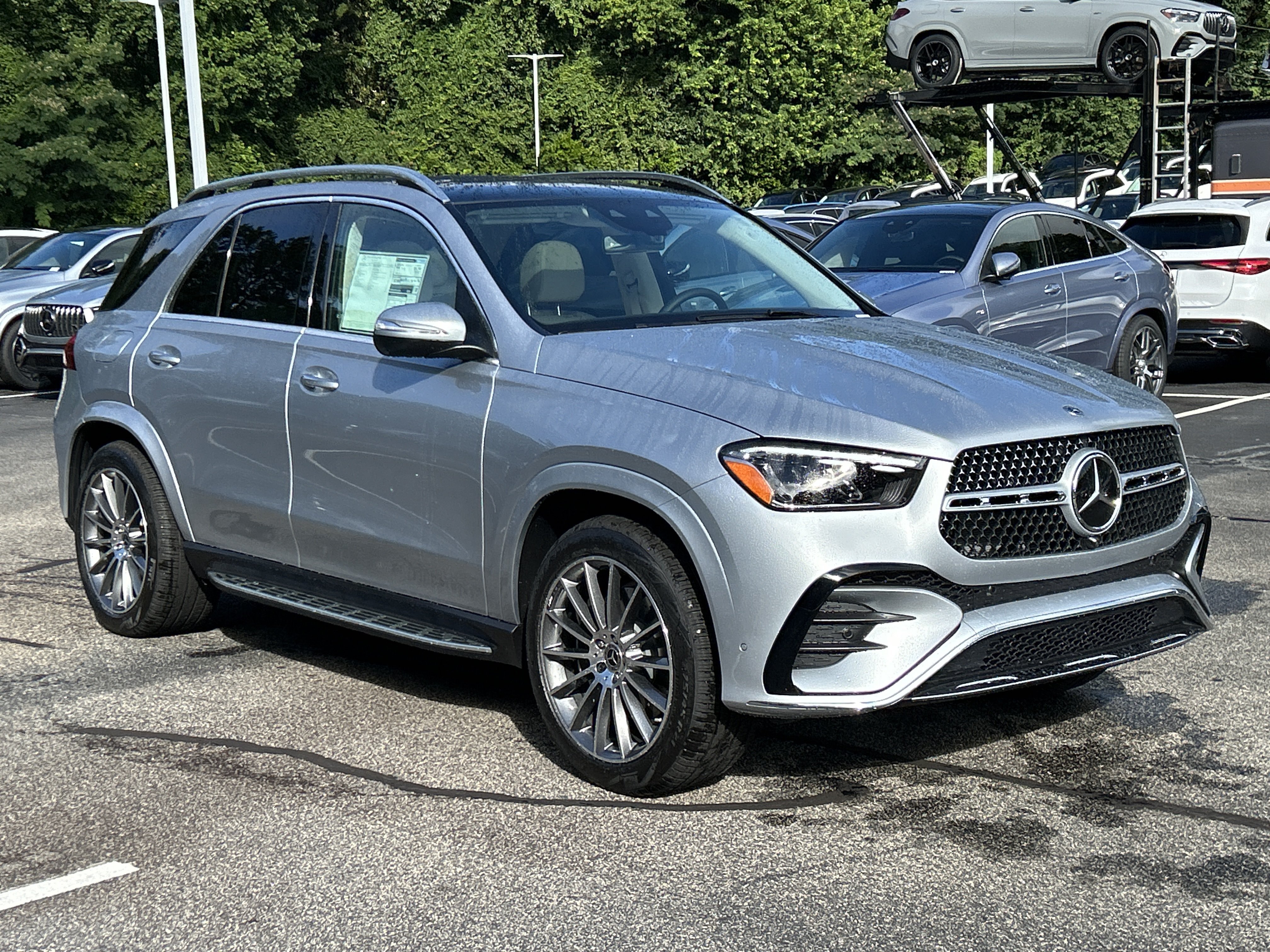 New 2026 Cirrus Silver Metallic Mercedes-Benz GLE 350 4MATIC® SUV image 4