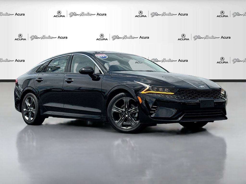 Used 2021 Black Kia EX image 2