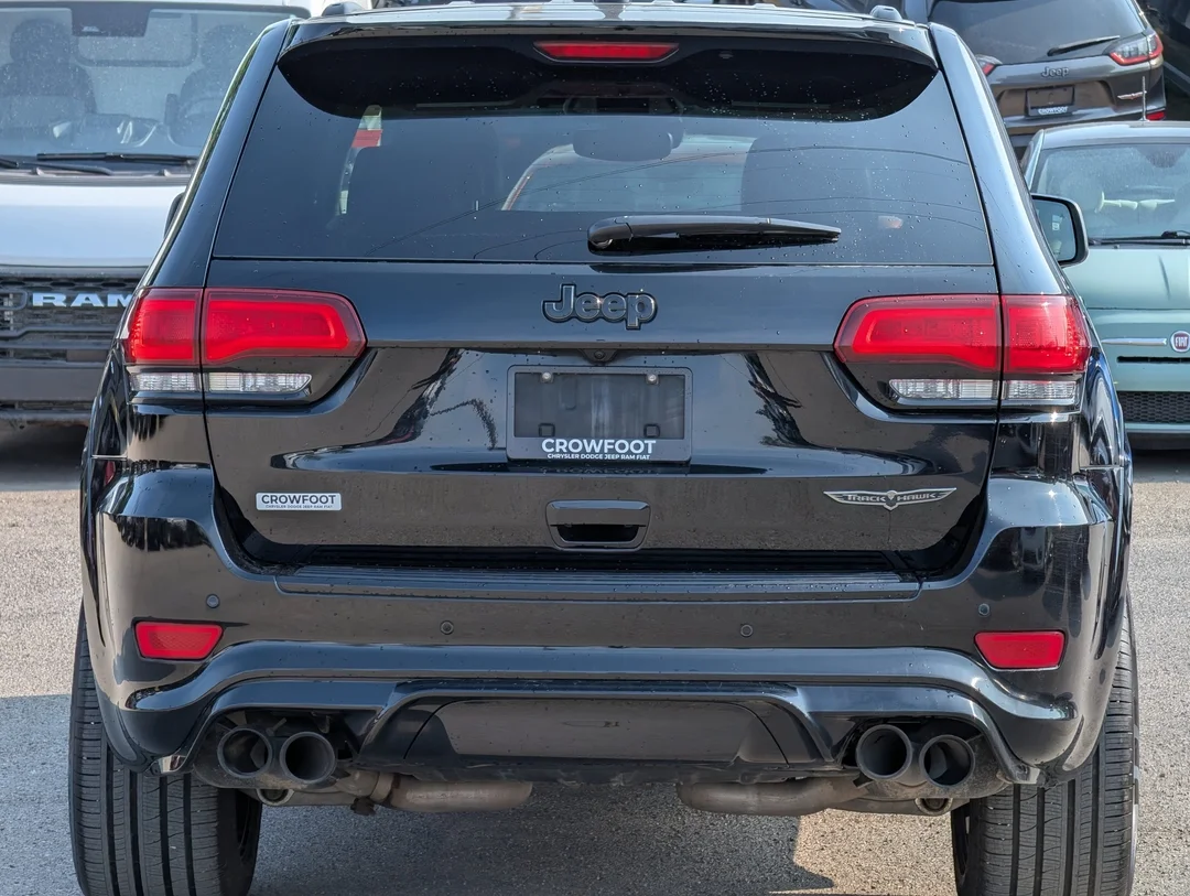 Certified Used 2021 Black Jeep Trackhawk - - 4x4 - Signature Leather Wrap Pkg - SRT Audio Pkg - Command View Sunroof & More! image 7