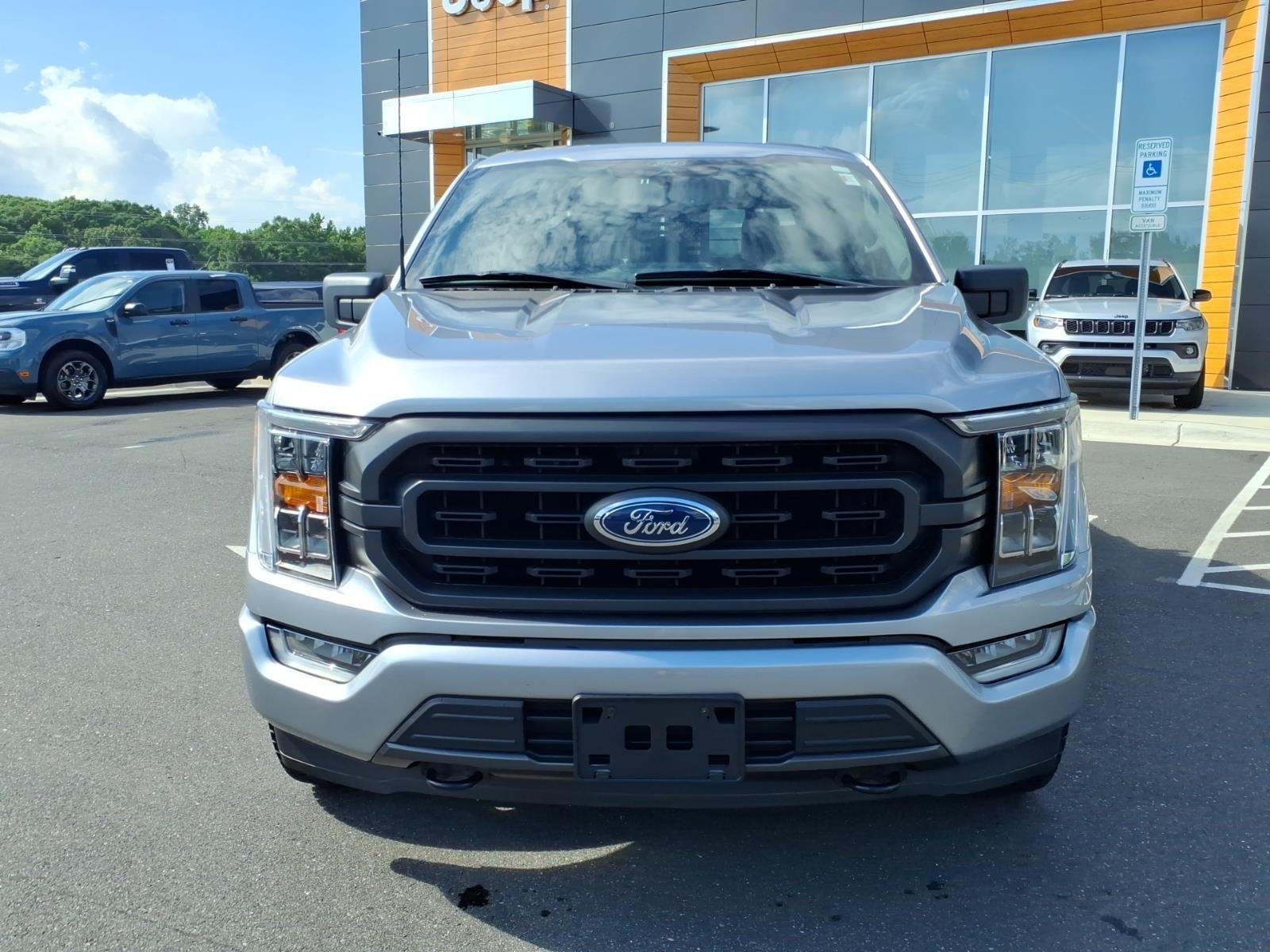 Used 2021 Iconic Silver Metallic Ford XLT image 13