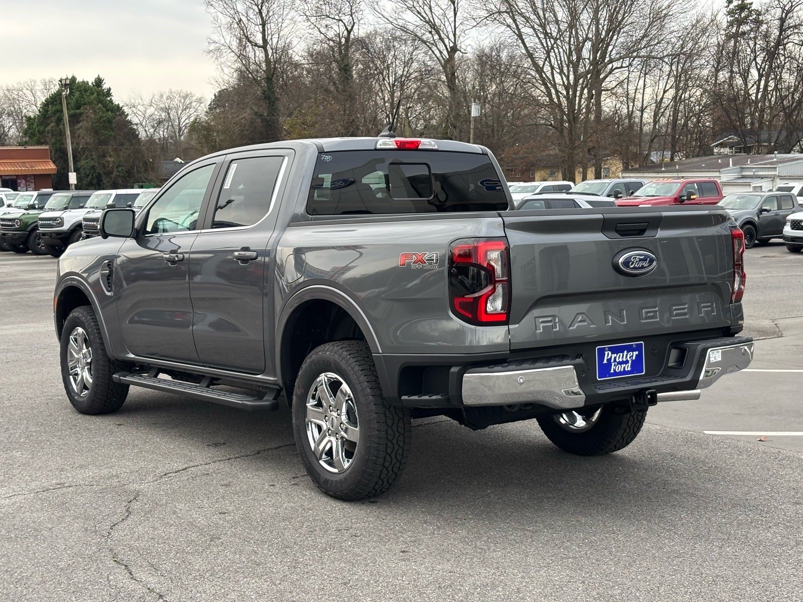 New 2025 Carbonized Gray Metallic Ford LARIAT® image 4