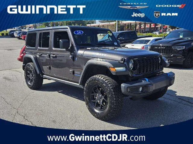 Used 2024 Gray Jeep Willys 4xe image 1