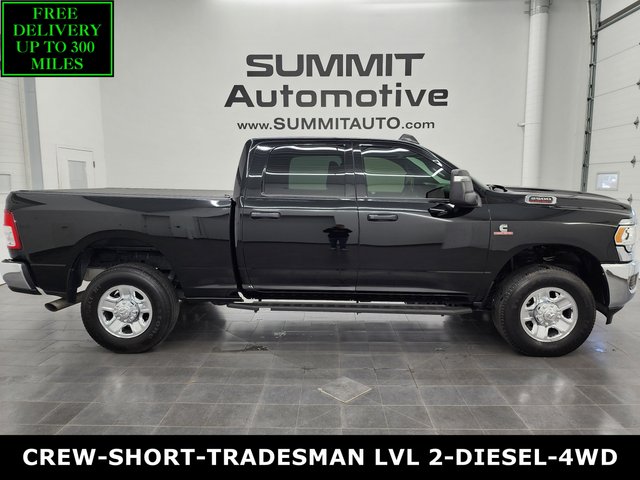 2023 Ram Ram 2500 Tradesman: CREW-SHORT-TRADESMAN LVL 2-6.7L DIESEL-4WD-BACKUP CAM-1 OWNER