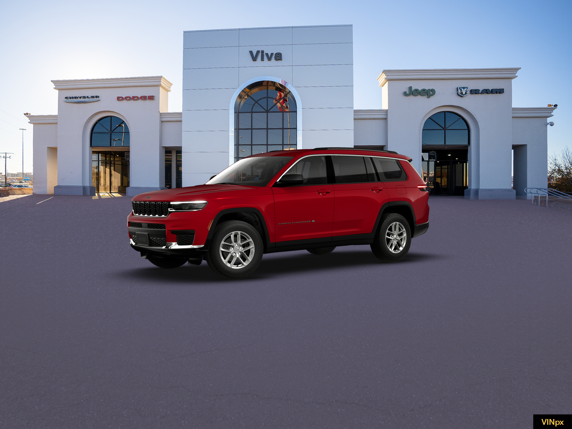New 2026 Velvet Red Pearl-Coat Exterior Paint Jeep Laredo image 2