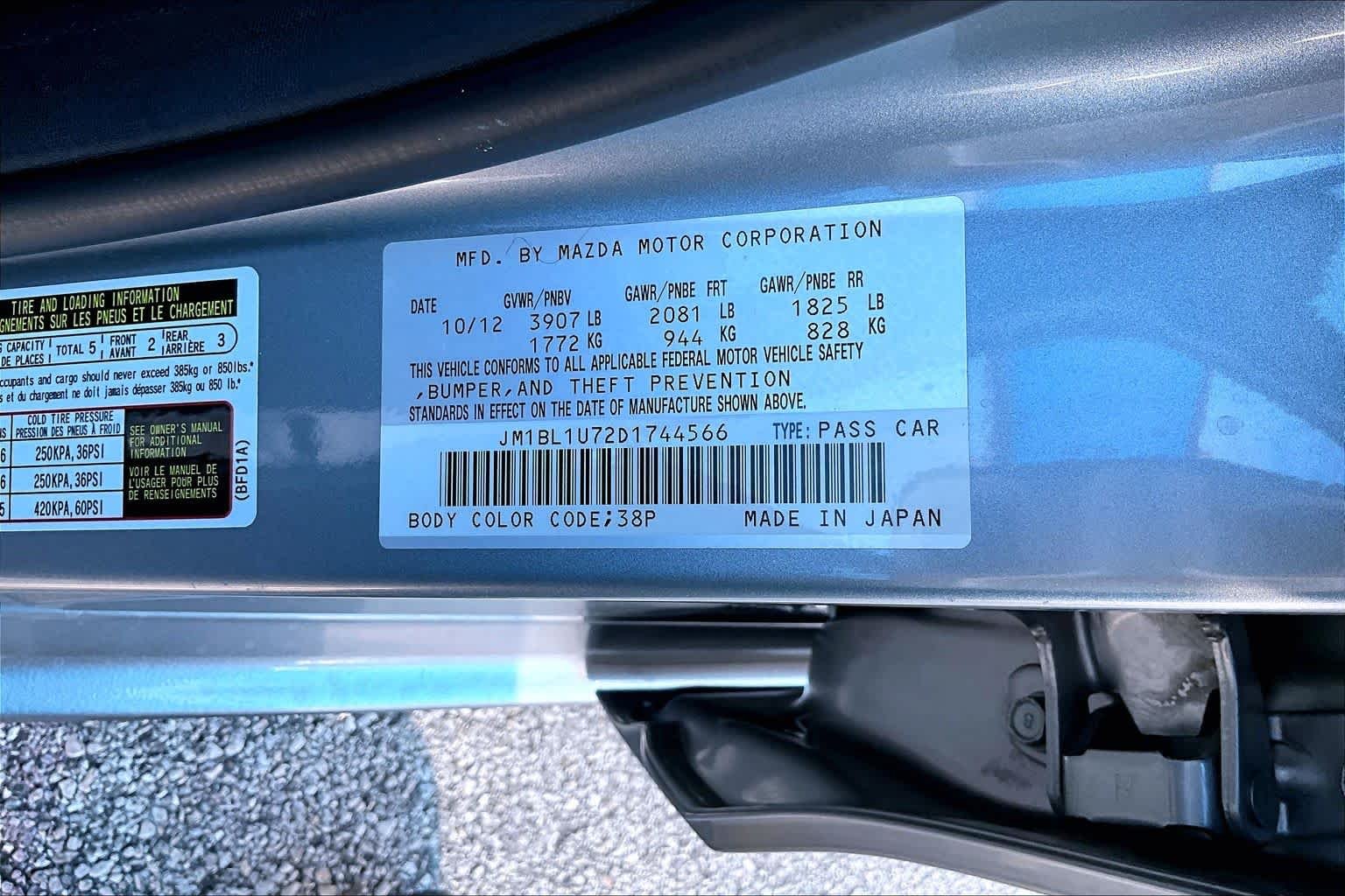 Used 2013 Liquid Silver Metallic Mazda i Sport image 33