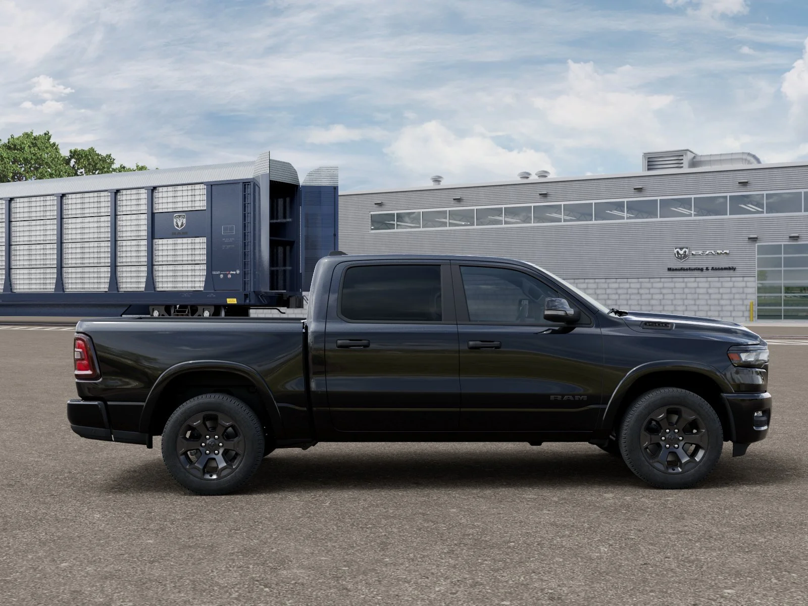 New 2026 Diamond Black Crystal Pearlcoat RAM BIG HORN image 21