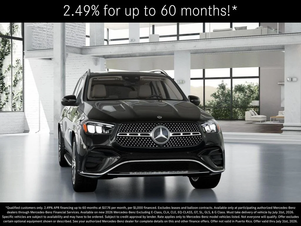 New 2026 Obsidian Black Metallic Mercedes-Benz GLE 450 image 8