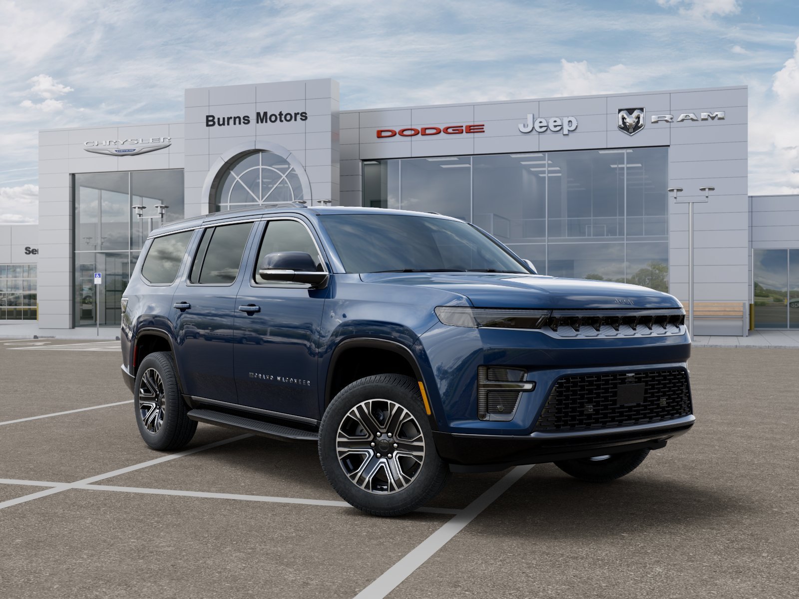 New 2026 Fathom Blue Pearl-Coat Exterior Paint Jeep 4x2 image 5