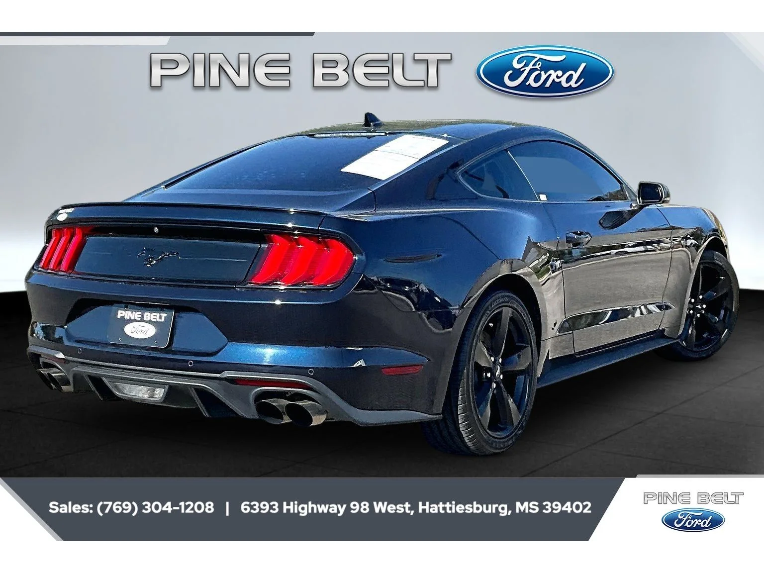 Used 2021 Antimatter Blue Metallic Ford EcoBoost Premium image 11
