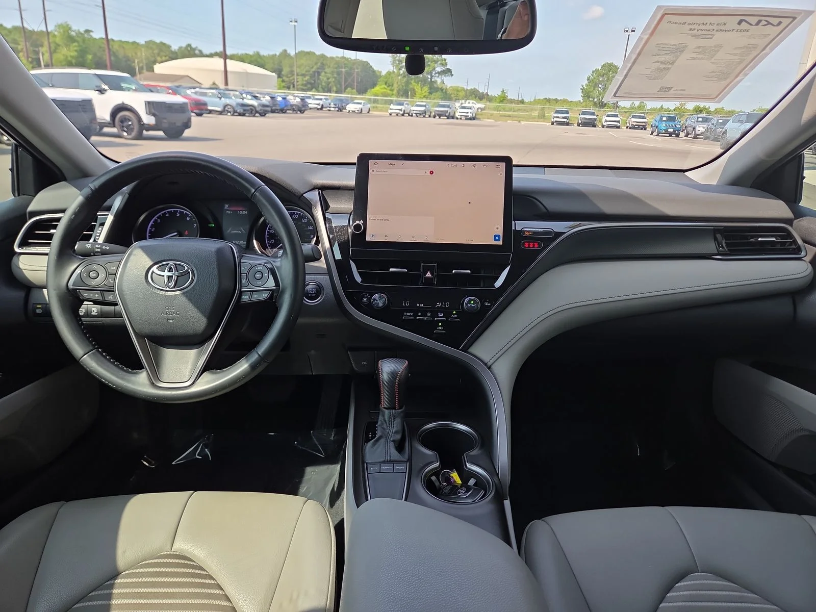 Used 2022 Midnight Black Metallic Toyota SE image 16