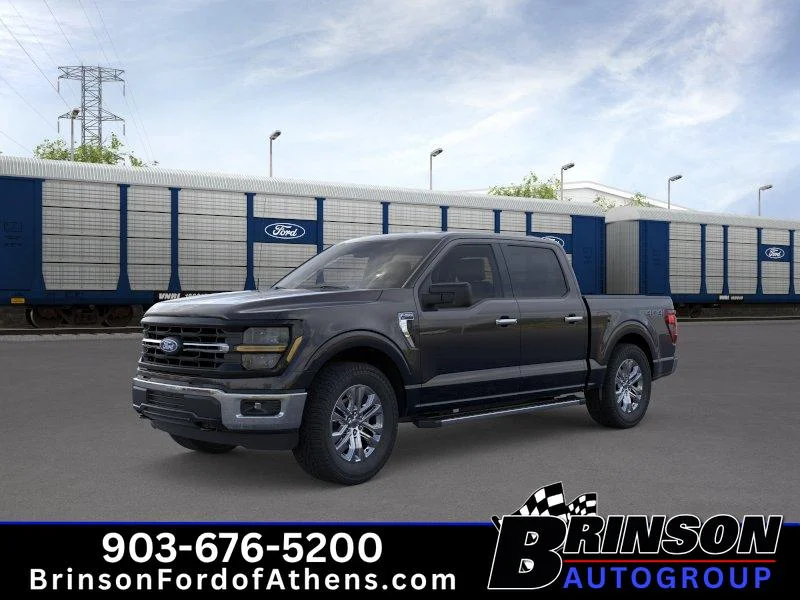 New 2026 Agate Black Metallic Ford XLT image 1