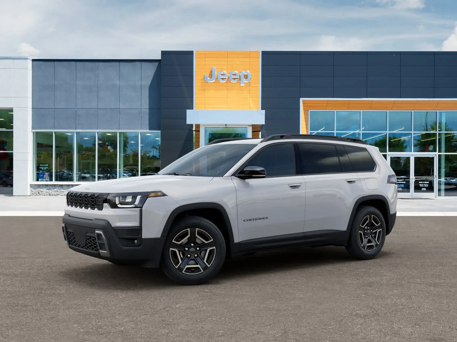 New 2026 Bright White Clear-Coat Exterior Paint Jeep Limited image 2