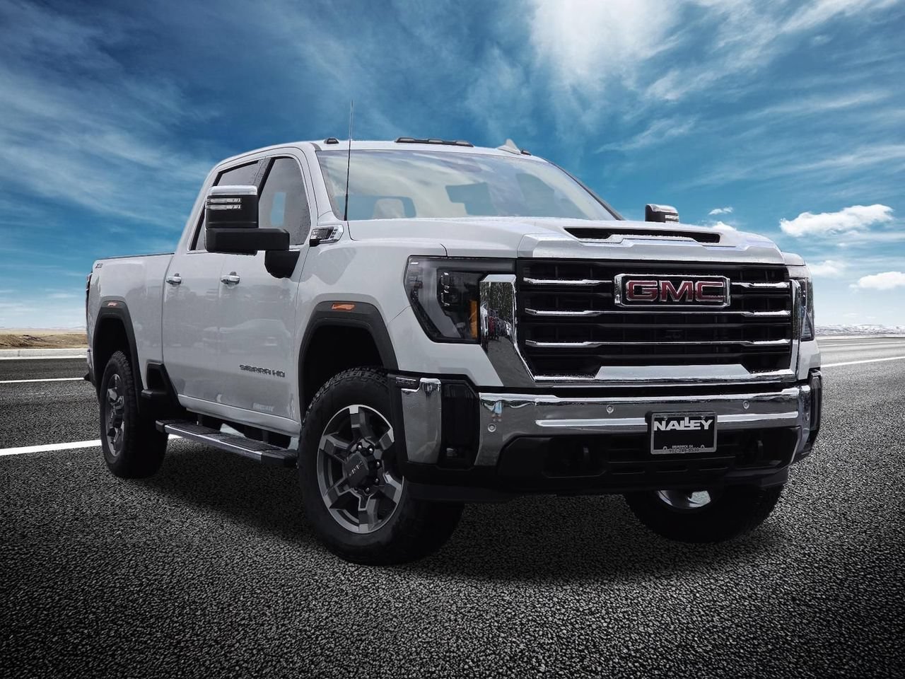 New 2026 Glacier White Tricoat GMC SLT image 2