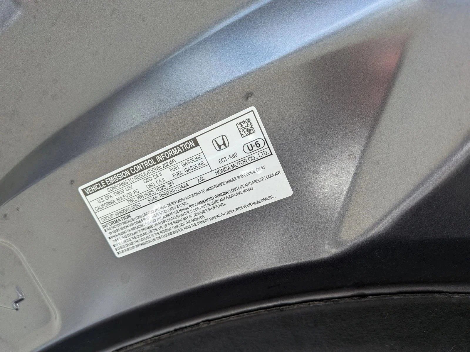 Used 2024 Modern Steel Metallic Honda LX image 23