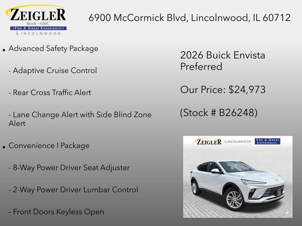 New 2026 Summit White Buick Preferred image 6