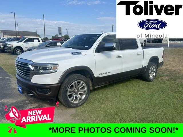 Used 2020 Ivory White Ram Laramie Longhorn image 1