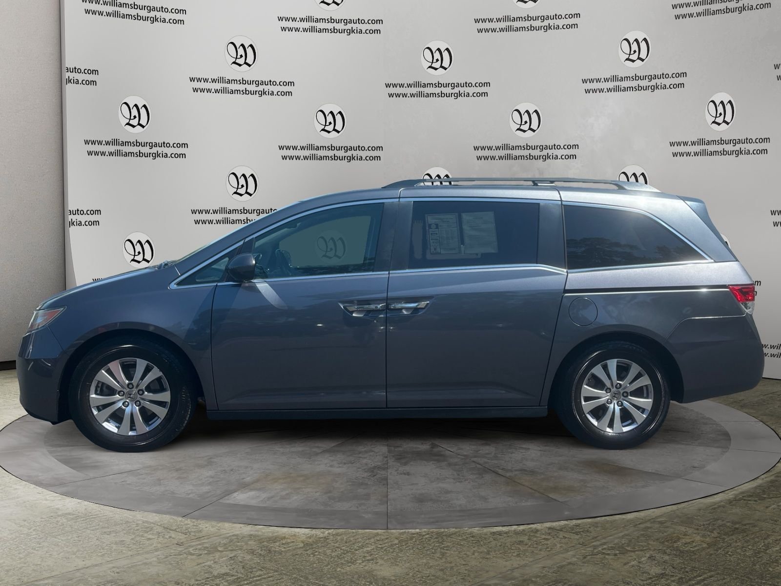 Used 2014 Honda Odyssey EX-L with VIN 5FNRL5H68EB070410 for sale in Williamsburg, VA