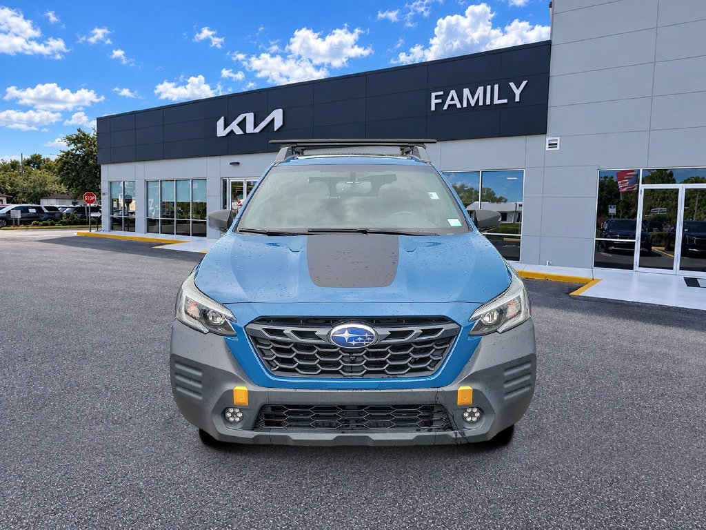 Used 2022 Geyser Blue Subaru Wilderness image 2