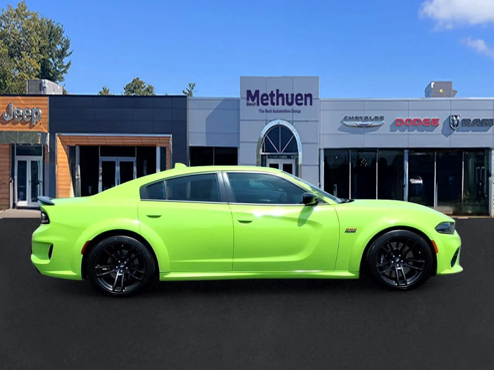 Used 2023 Sublime Metallic Clearcoat Dodge Scat Pack Widebody image 2