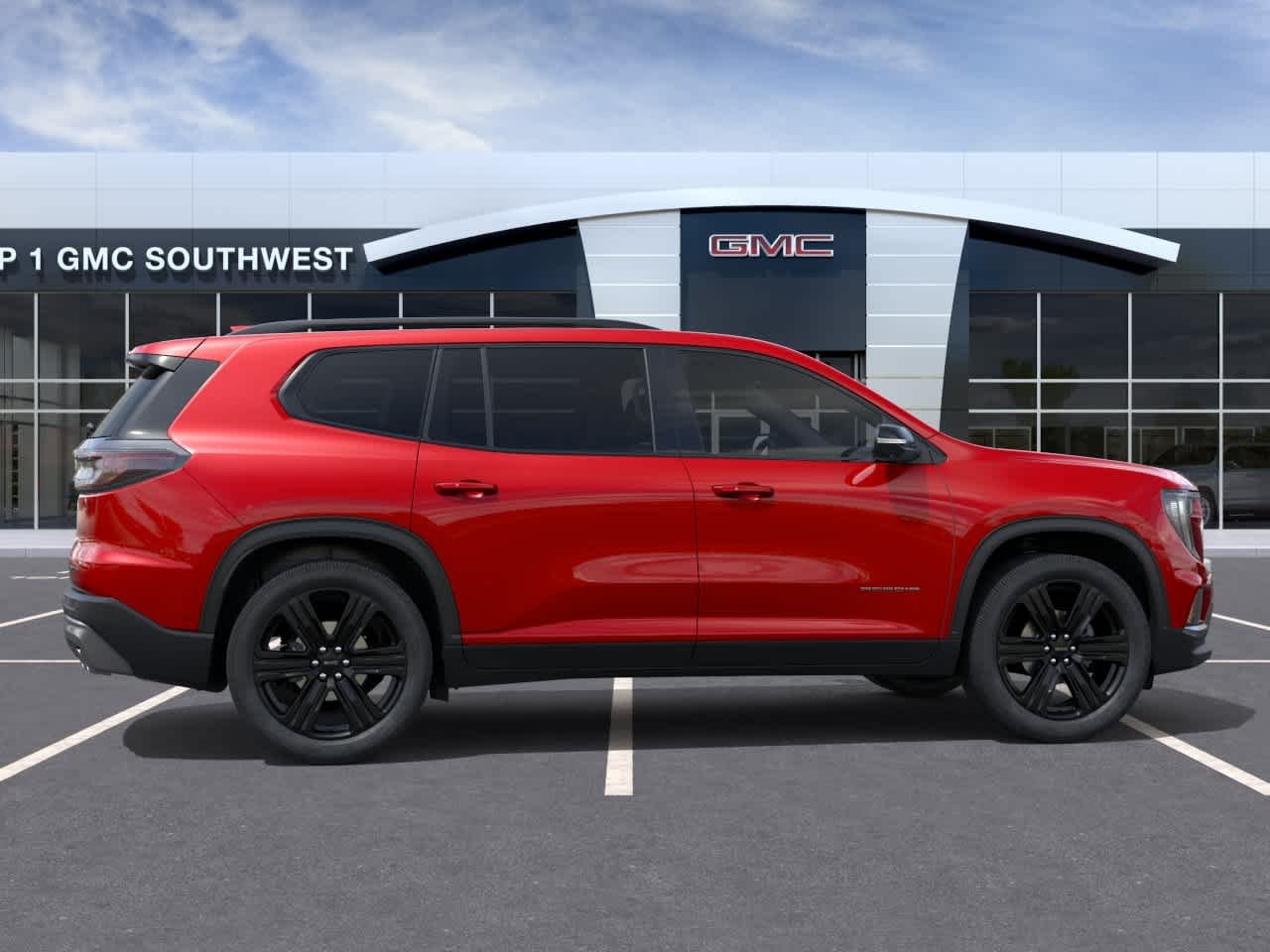 New 2026 Volcanic Red Tintcoat GMC Elevation image 5