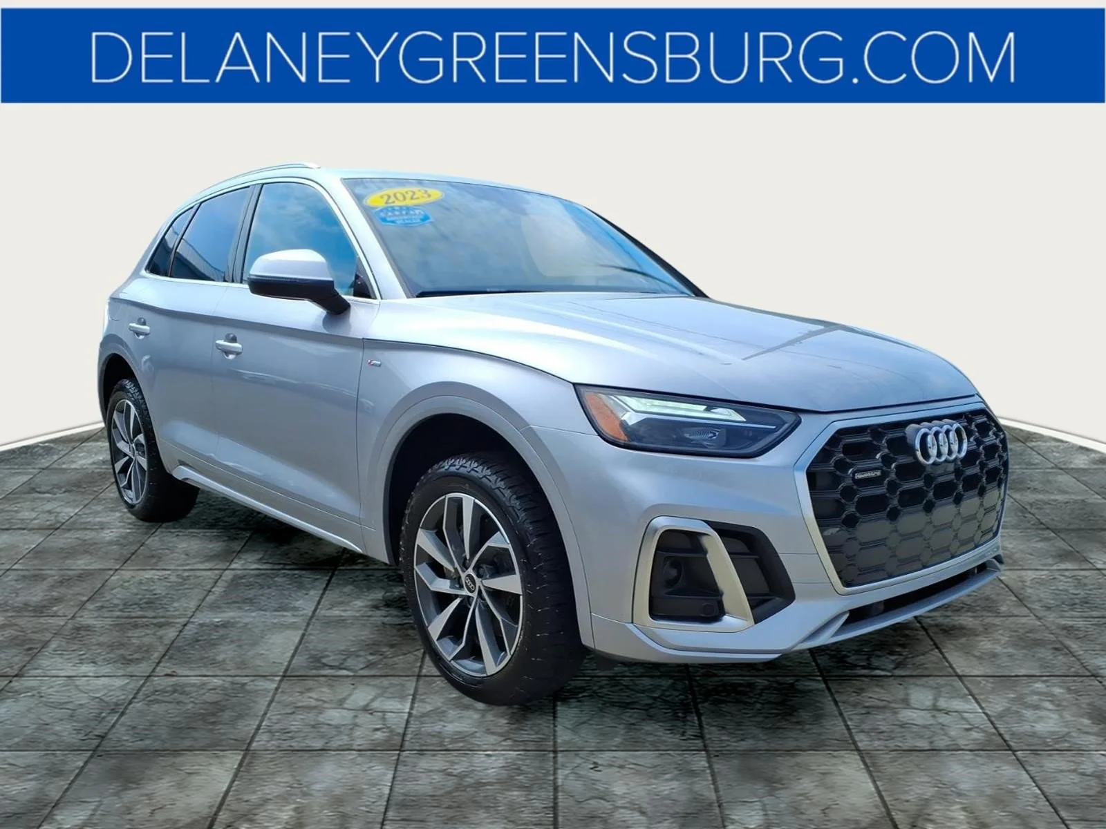 Used 2023 Florett Silver Metallic Audi quattro S line Prem Plus 45 TFSI image 1