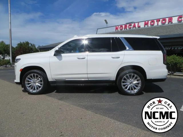 Used 2023 White Cadillac Premium Luxury image 2