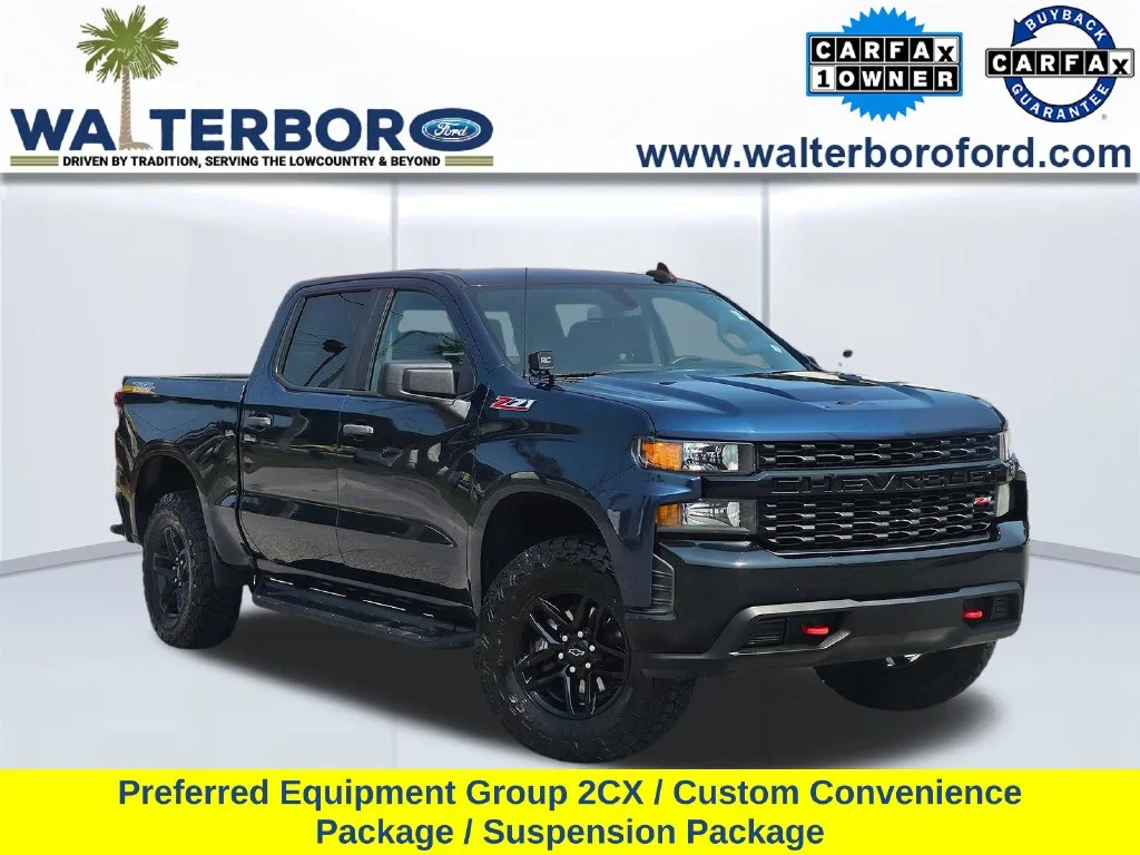 Used 2020 Blue Chevrolet Custom Trail Boss image 1