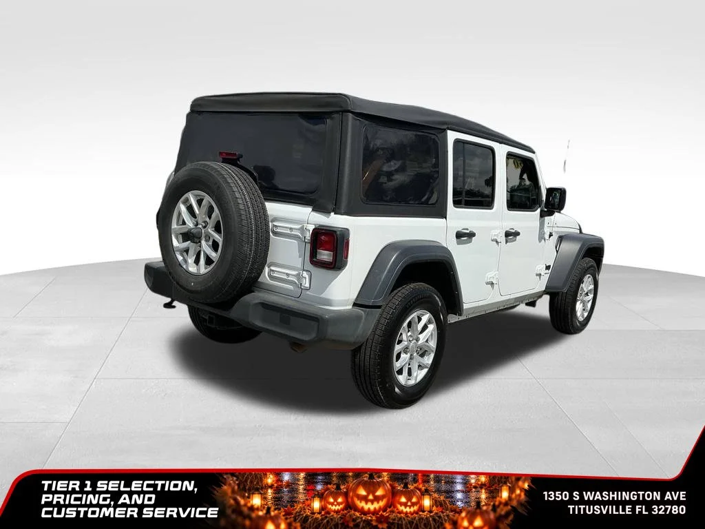 Used 2023 White Jeep Sport S image 7