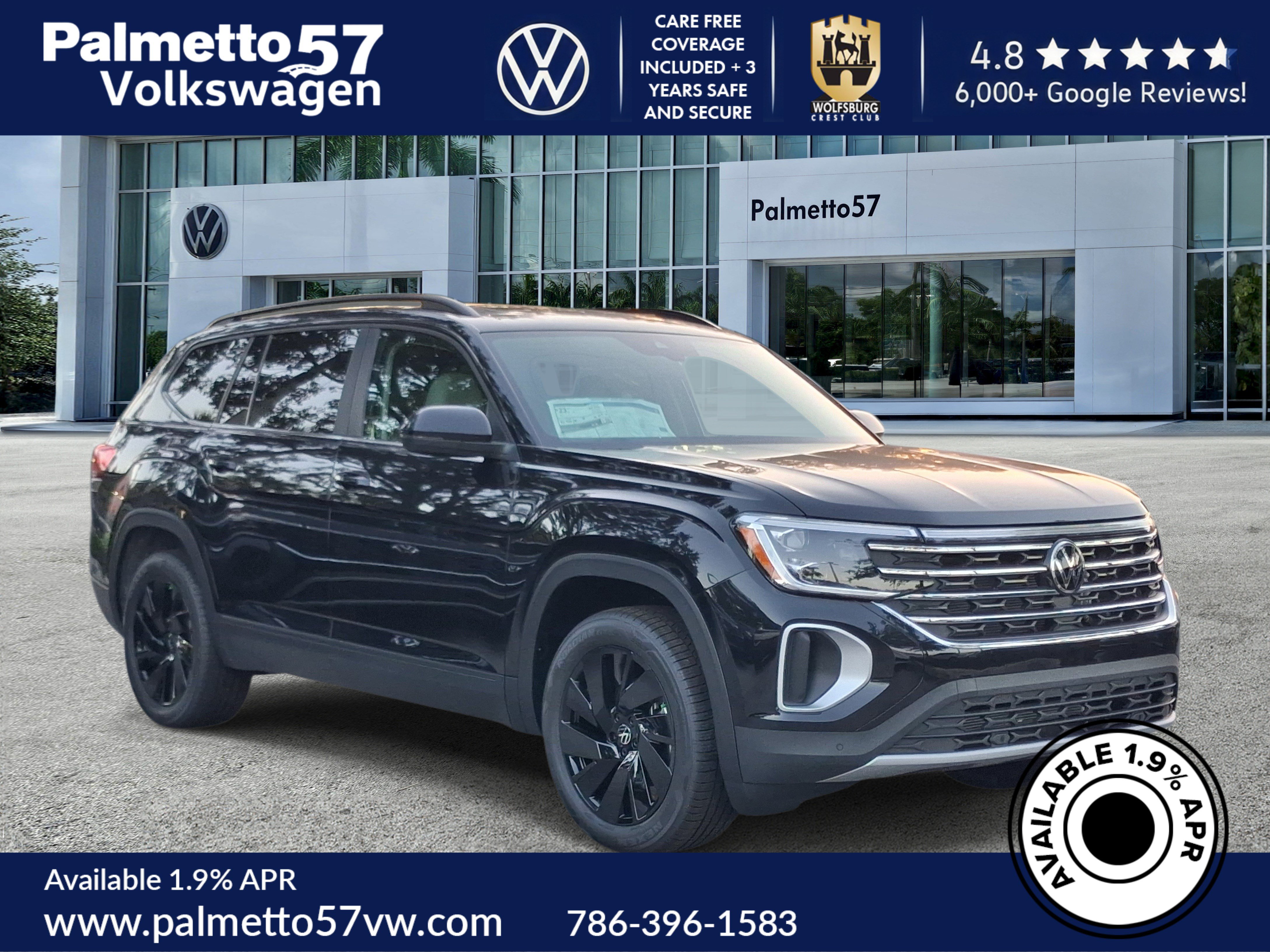 New 2026 Black Volkswagen 2.0T SE w/Technology image 1