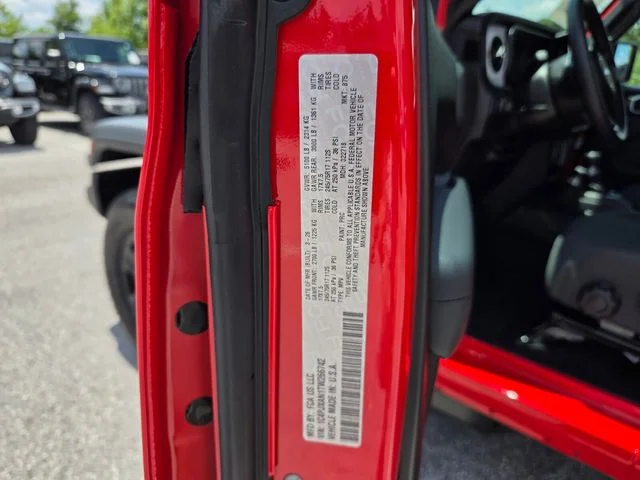 New 2026 Firecracker Red Clear-Coat Exterior Paint Jeep Sport image 18