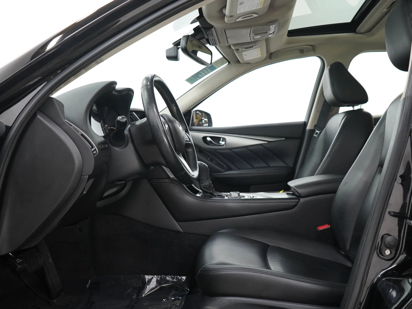 Used 2021 Black Obsidian INFINITI 3.0t LUXE image 21