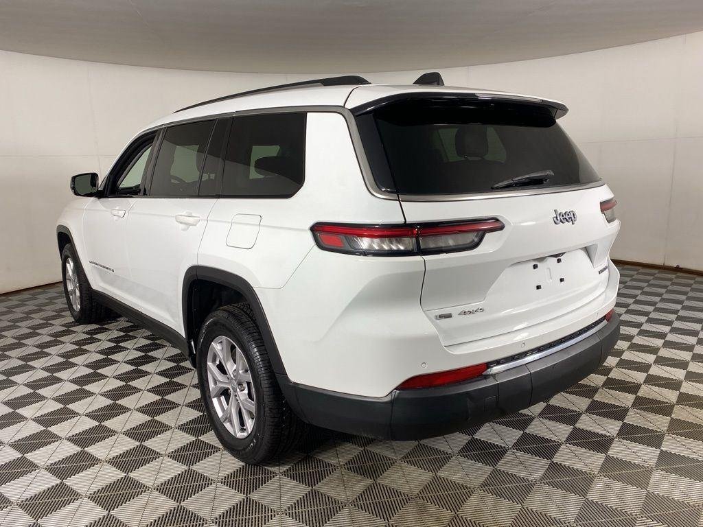Used 2021 Bright White Clearcoat Jeep Limited image 8