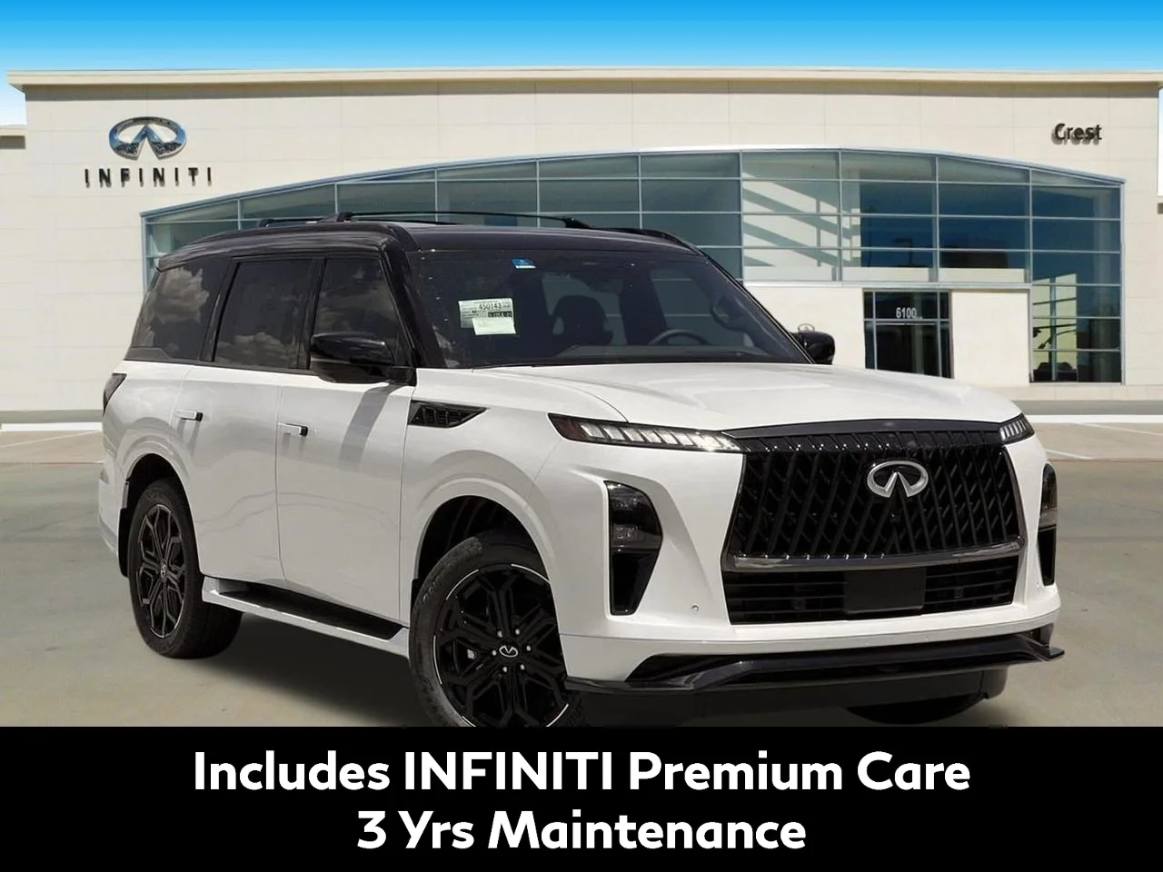 New 2027 2T RADIANT WHIT INFINITI Sport 4WD image 1