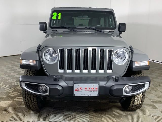 Used 2021 Gray Jeep Unlimited Sahara image 3