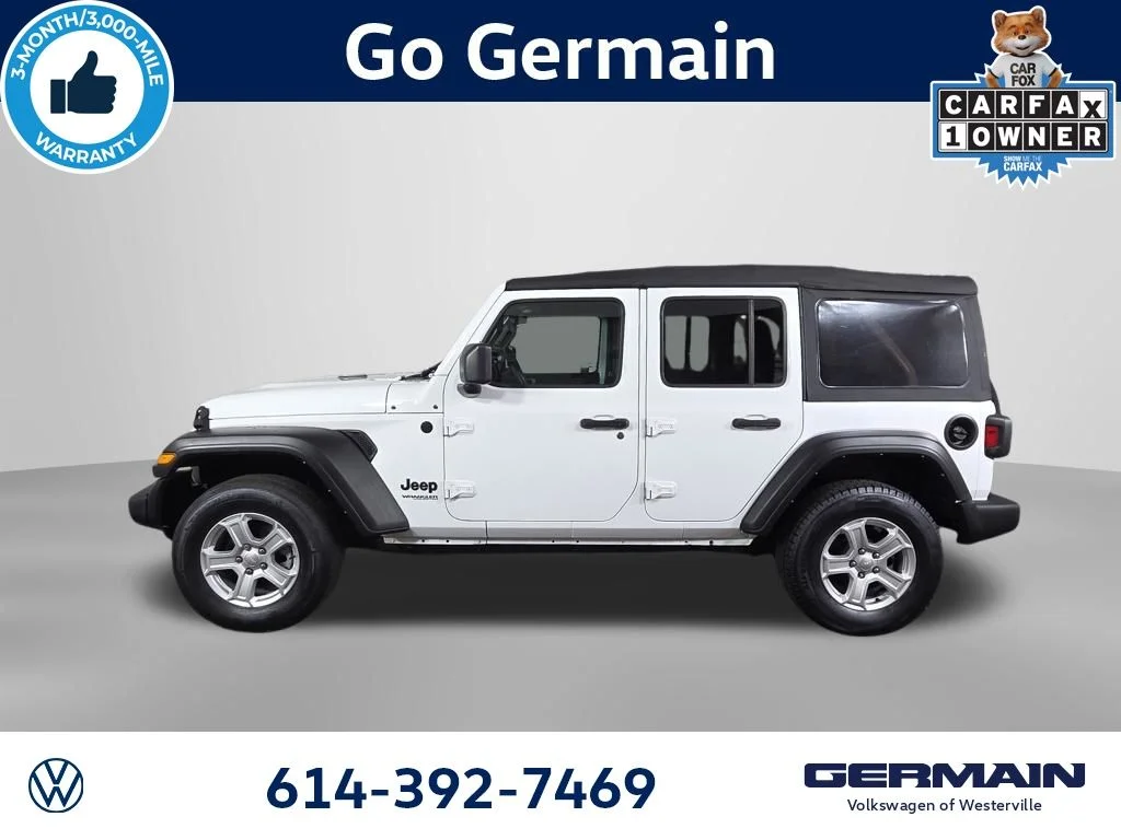 Used 2022 White Jeep Unlimited Sport S image 11