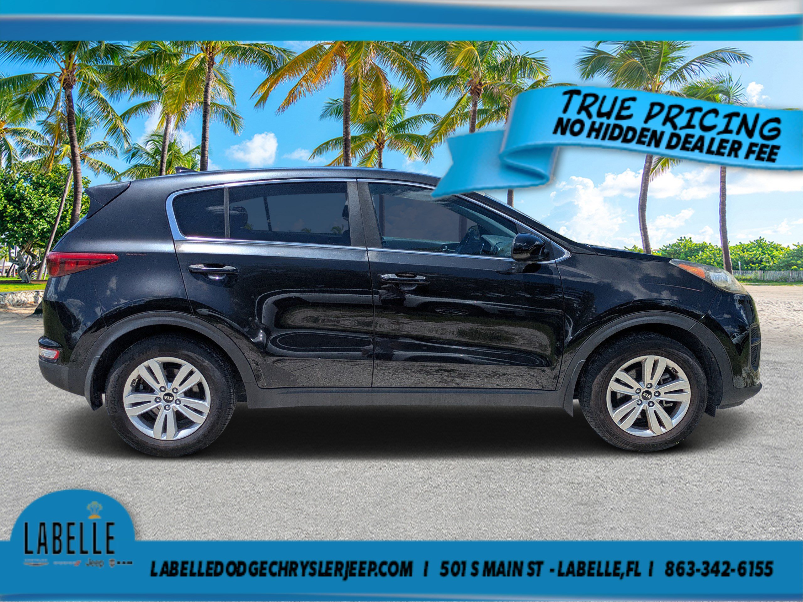 Used 2017 Kia Sportage LX with VIN KNDPM3AC8H7209048 for sale in LaBelle, FL