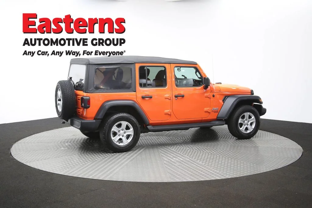 Used 2018 Orange Jeep Unlimited Sport S image 41