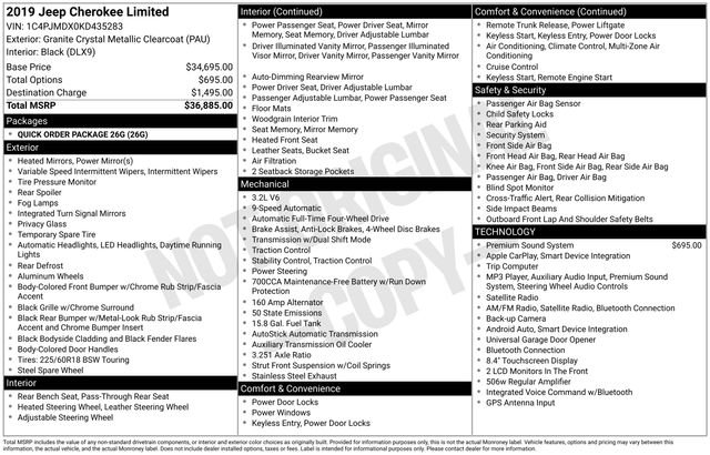 Used 2019 Gray Jeep Limited image 3