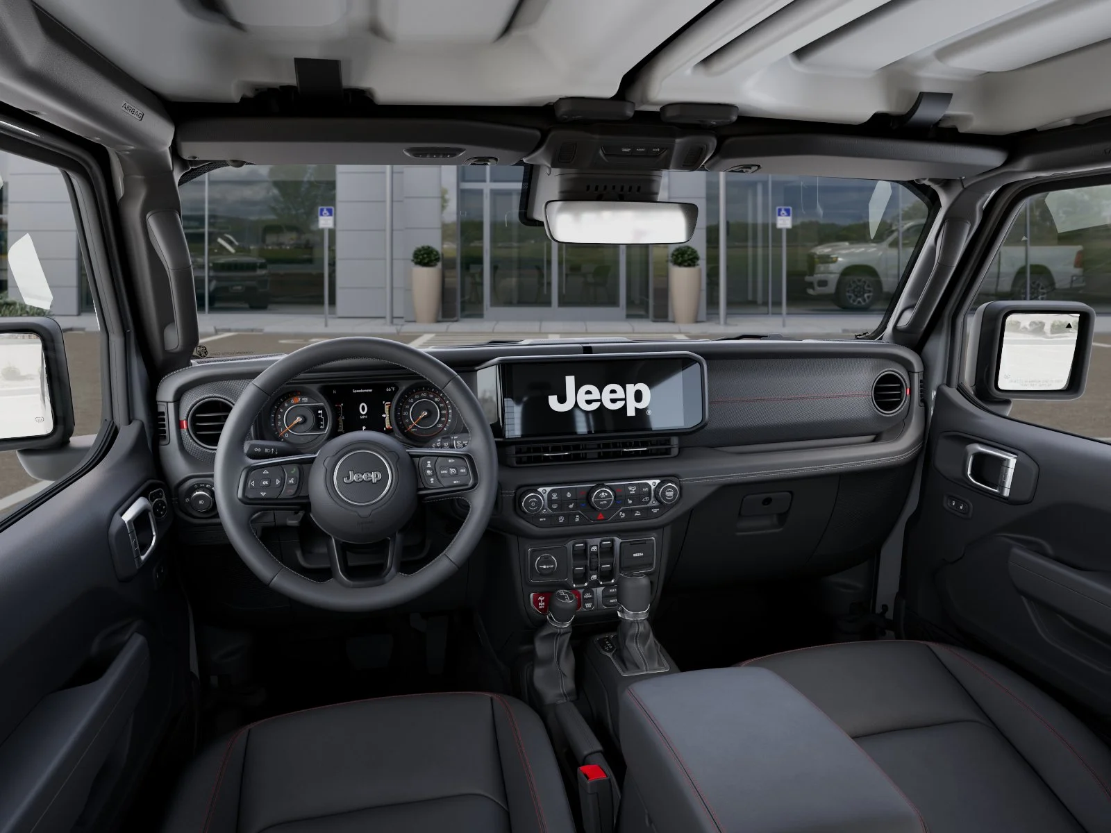 New 2026 Bright White Clear-Coat Exterior Paint Jeep Rubicon image 45