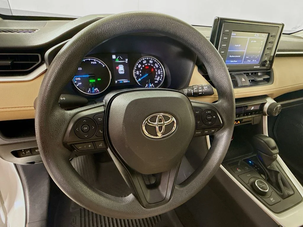 Certified Used 2022 White Toyota Hybrid XLE image 12
