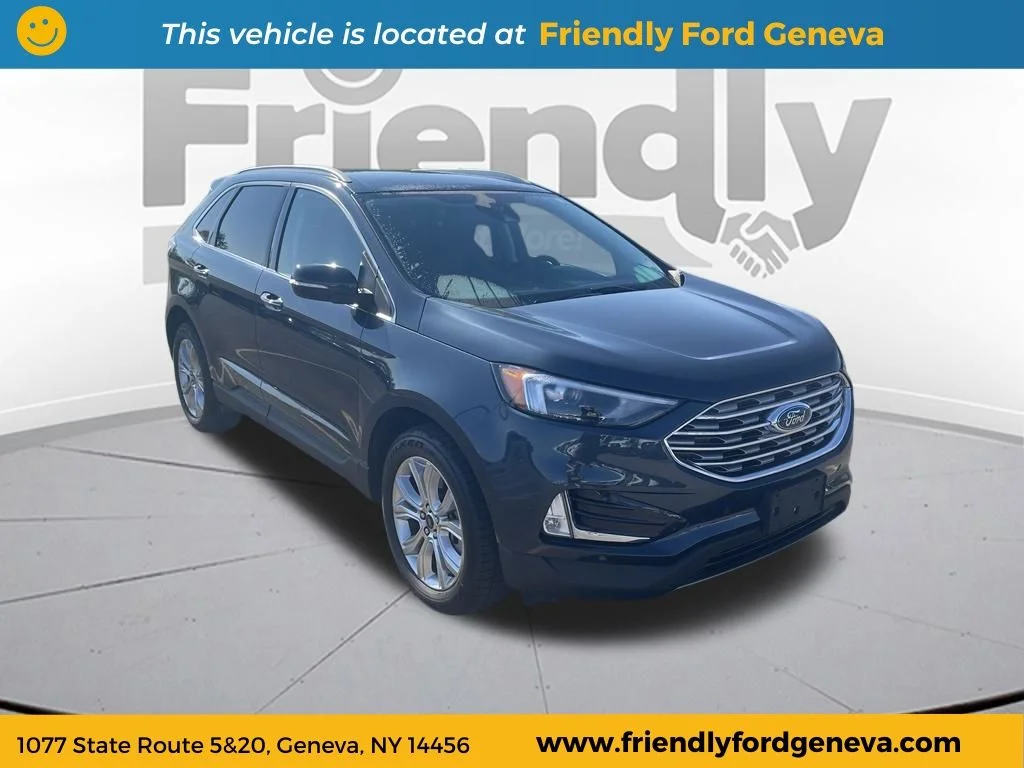 Used 2023 Stone Blue Metallic Ford Titanium image 3