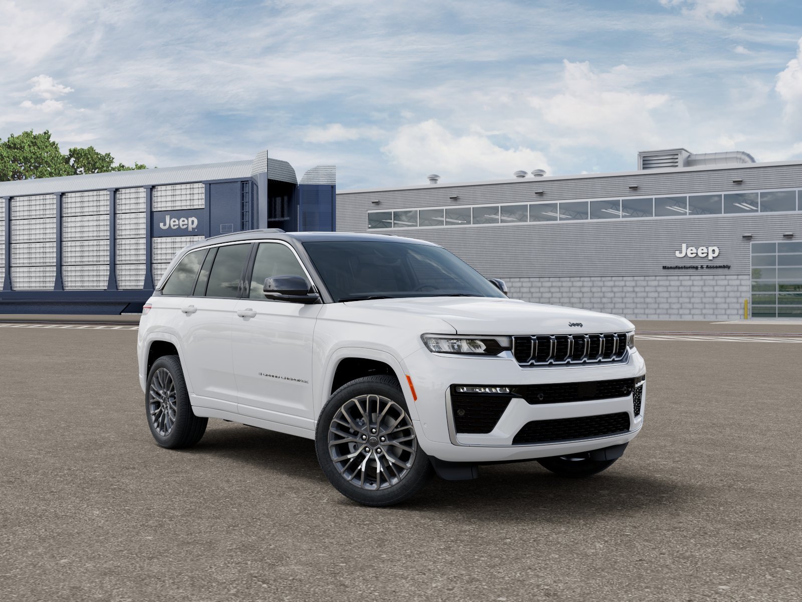 New 2027 Bright White Clear-Coat Paint Jeep Summit image 4