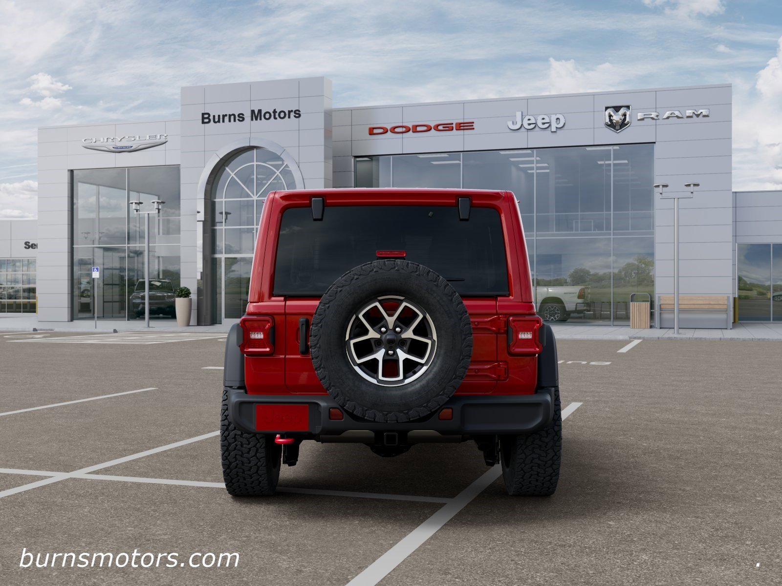 New 2026 Firecracker Red Clear-Coat Exterior Paint Jeep Rubicon 4-Door image 7